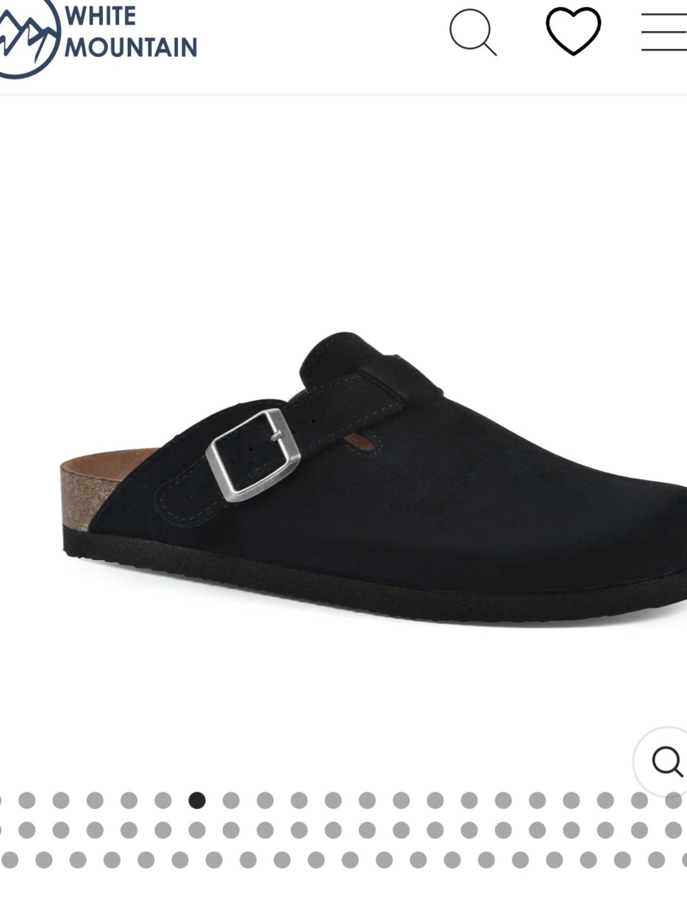 NWOT White Mountain leather suede slip on shoes size 10